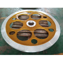 Coulée de sable de roue de poulie en aluminium